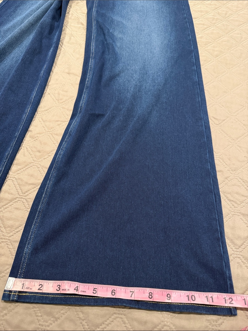 Halara Flex High Waisted Pockets Baggy Wide Leg Washed Casual Jeans. - Picture 7 of 11